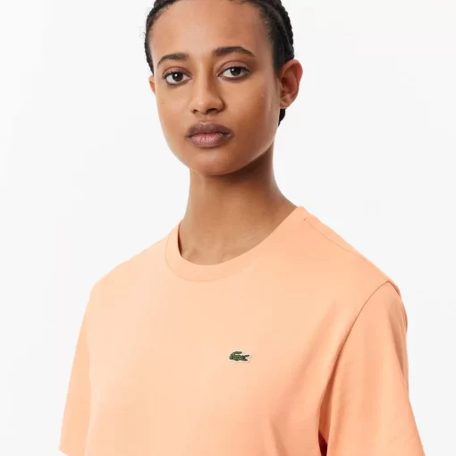 Lacoste T-Shirts-Relaxed Fit Lightweight Cotton Pima Jersey T-Shirt