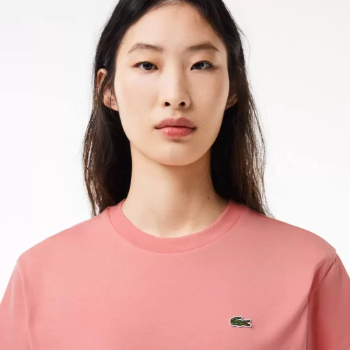 Lacoste T-Shirts-Relaxed Fit Lightweight Cotton Pima Jersey T-Shirt