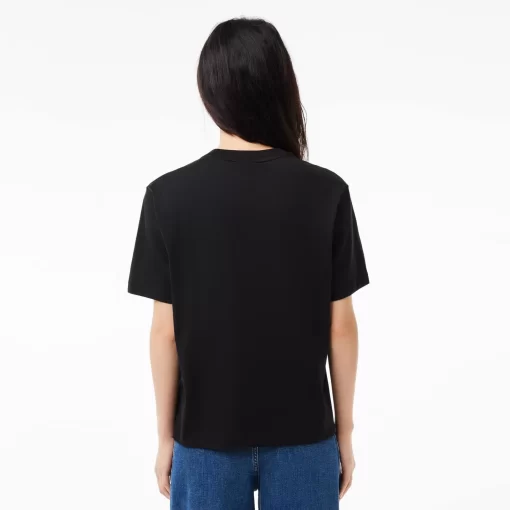 Lacoste T-Shirts-Relaxed Fit Lightweight Cotton Pima Jersey T-Shirt