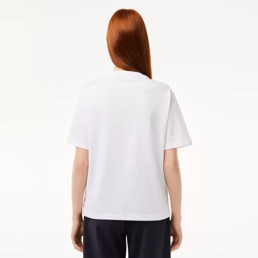 Lacoste T-Shirts-Relaxed Fit Lightweight Cotton Pima Jersey T-Shirt