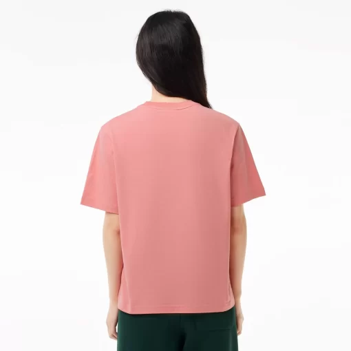 Lacoste T-Shirts-Relaxed Fit Lightweight Cotton Pima Jersey T-Shirt