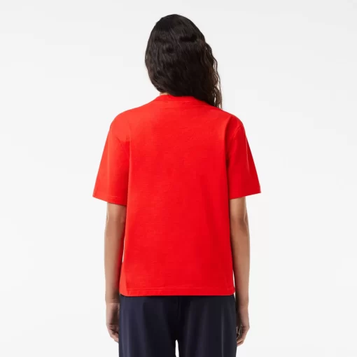 Lacoste T-Shirts-Relaxed Fit Lightweight Cotton Pima Jersey T-Shirt