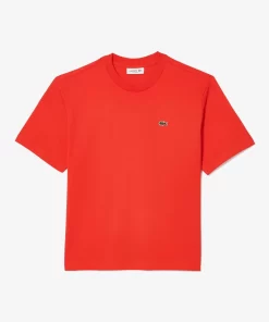 Lacoste T-Shirts-Relaxed Fit Lightweight Cotton Pima Jersey T-Shirt