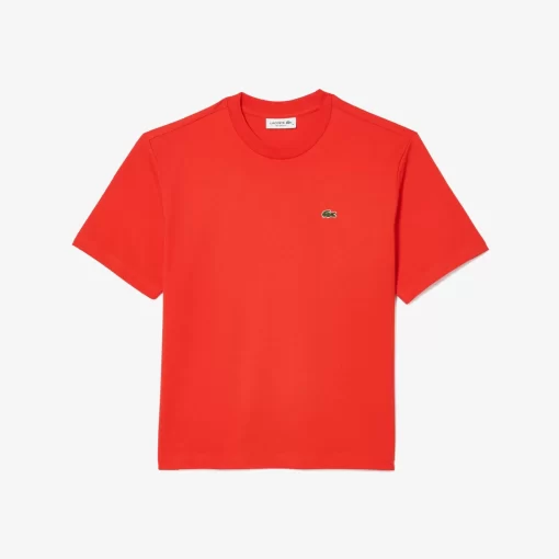 Lacoste T-Shirts-Relaxed Fit Lightweight Cotton Pima Jersey T-Shirt