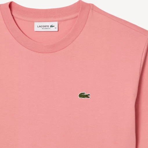 Lacoste T-Shirts-Relaxed Fit Lightweight Cotton Pima Jersey T-Shirt