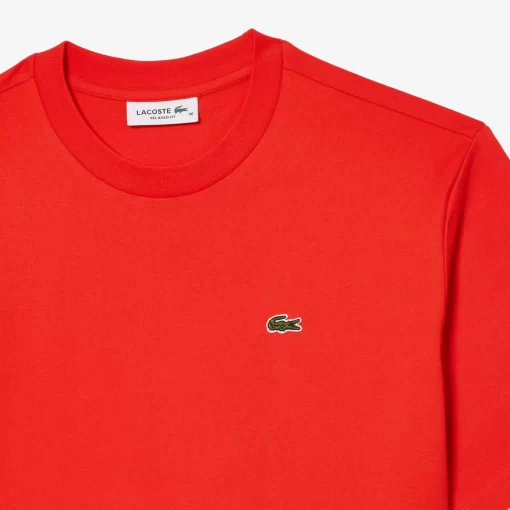 Lacoste T-Shirts-Relaxed Fit Lightweight Cotton Pima Jersey T-Shirt