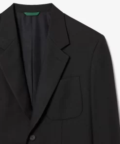 Lacoste Jackets & Coats-Relaxed Fit Premium Twill Blazer