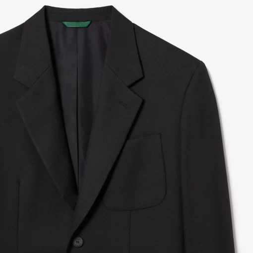 Lacoste Jackets & Coats-Relaxed Fit Premium Twill Blazer