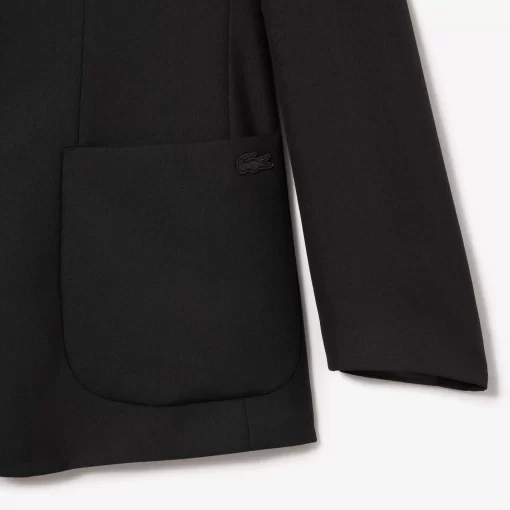 Lacoste Jackets & Coats-Relaxed Fit Premium Twill Blazer