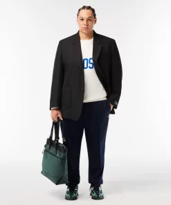 Lacoste Jackets & Coats-Relaxed Fit Premium Twill Blazer