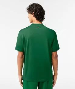 Lacoste T-Shirts-Relaxed Fit Quilted Badge Jersey T-Shirt