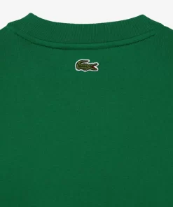 Lacoste T-Shirts-Relaxed Fit Quilted Badge Jersey T-Shirt