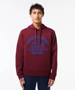 Lacoste Golf-Relaxed Fit Recycled Fabric Golf Sweatshirt