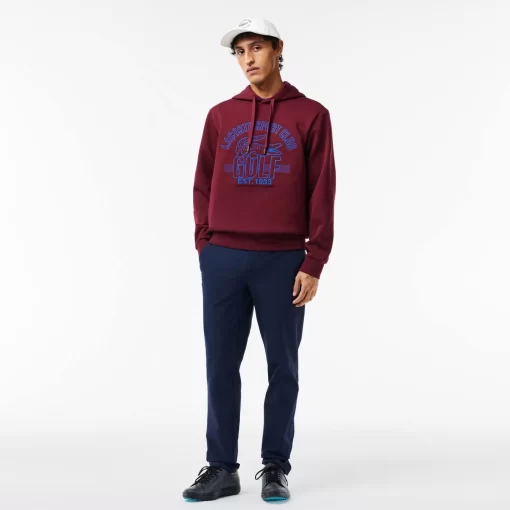 Lacoste Golf-Relaxed Fit Recycled Fabric Golf Sweatshirt