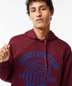 Lacoste Golf-Relaxed Fit Recycled Fabric Golf Sweatshirt