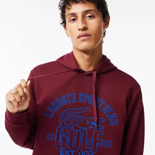 Lacoste Golf-Relaxed Fit Recycled Fabric Golf Sweatshirt