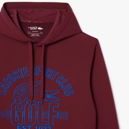 Lacoste Golf-Relaxed Fit Recycled Fabric Golf Sweatshirt