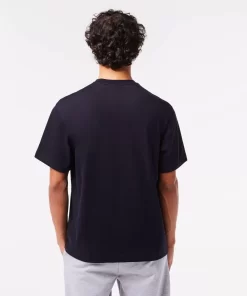 Lacoste T-Shirts-Relaxed Fit Rene Print T-Shirt