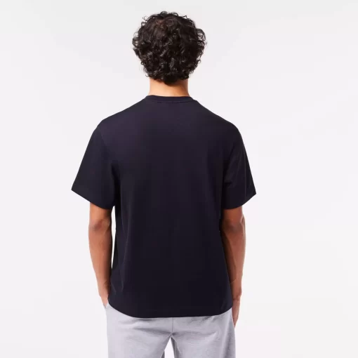 Lacoste T-Shirts-Relaxed Fit Rene Print T-Shirt