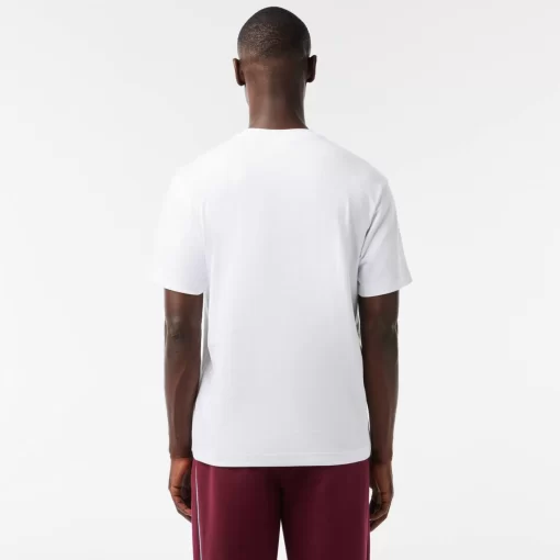 Lacoste T-Shirts-Relaxed Fit Rene Print T-Shirt