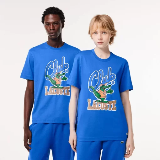 Lacoste T-Shirts-Relaxed Fit Signature Print T-Shirt