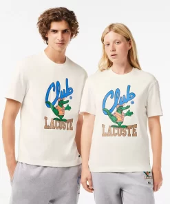 Lacoste T-Shirts-Relaxed Fit Signature Print T-Shirt