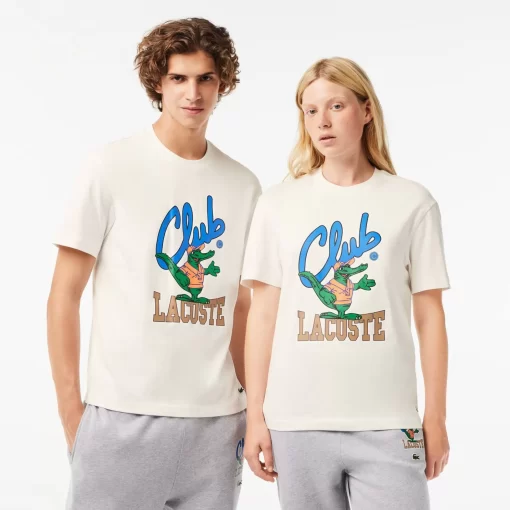 Lacoste T-Shirts-Relaxed Fit Signature Print T-Shirt