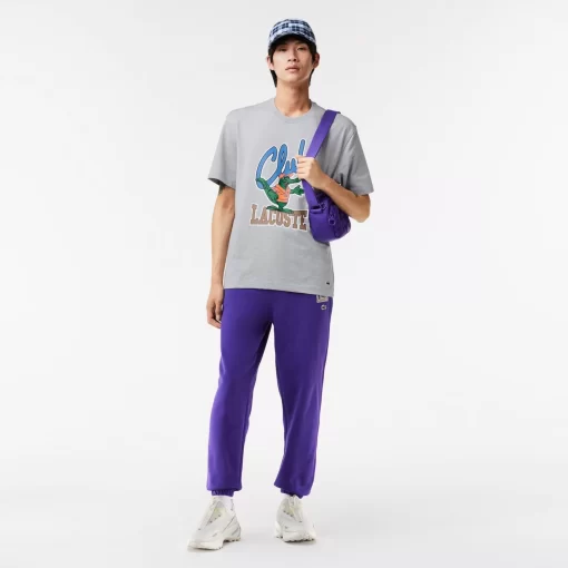 Lacoste T-Shirts-Relaxed Fit Signature Print T-Shirt