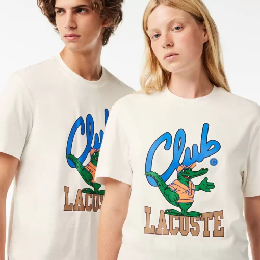 Lacoste T-Shirts-Relaxed Fit Signature Print T-Shirt