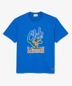 Lacoste T-Shirts-Relaxed Fit Signature Print T-Shirt