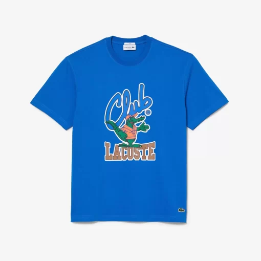 Lacoste T-Shirts-Relaxed Fit Signature Print T-Shirt