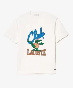 Lacoste T-Shirts-Relaxed Fit Signature Print T-Shirt