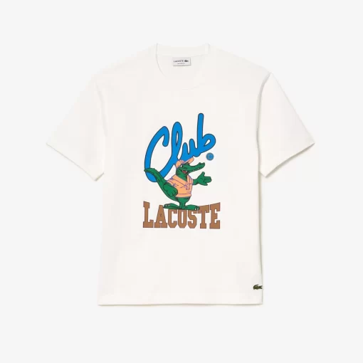 Lacoste T-Shirts-Relaxed Fit Signature Print T-Shirt