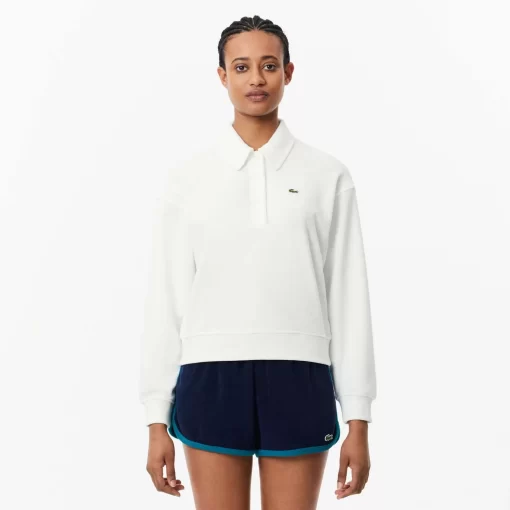 Lacoste Sweatshirts-Relaxed Fit Terry Knit Polo Sweatshirt