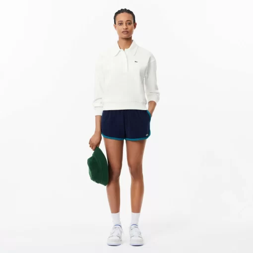 Lacoste Sweatshirts-Relaxed Fit Terry Knit Polo Sweatshirt