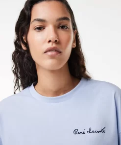 Lacoste T-Shirts-Relaxed Fit Text Print T-Shirt