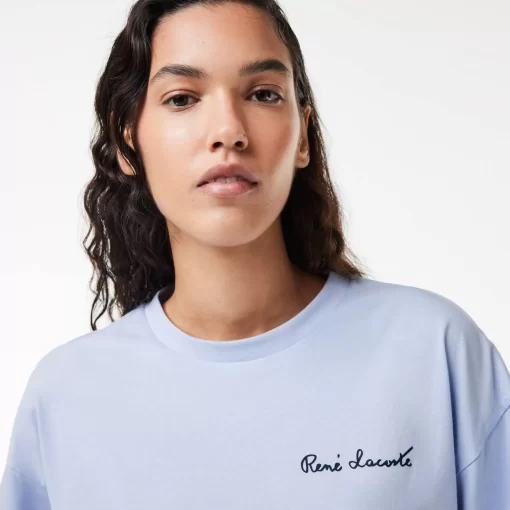 Lacoste T-Shirts-Relaxed Fit Text Print T-Shirt