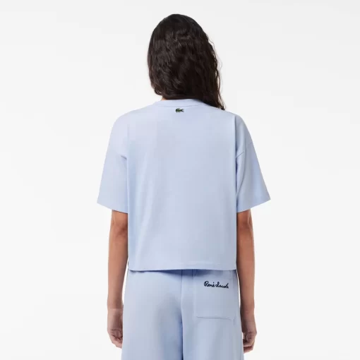 Lacoste T-Shirts-Relaxed Fit Text Print T-Shirt