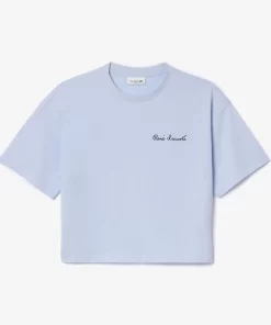 Lacoste T-Shirts-Relaxed Fit Text Print T-Shirt