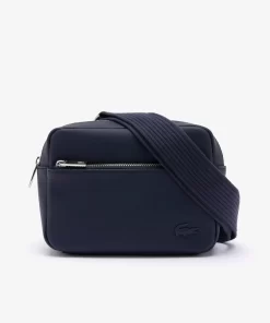 Lacoste Vertical Bags-Reporter Bag With Petit Pique Effect