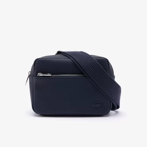 Lacoste Vertical Bags-Reporter Bag With Petit Pique Effect