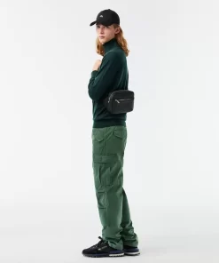 Lacoste Vertical Bags-Reporter Bag With Petit Pique Effect