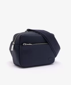 Lacoste Vertical Bags-Reporter Bag With Petit Pique Effect