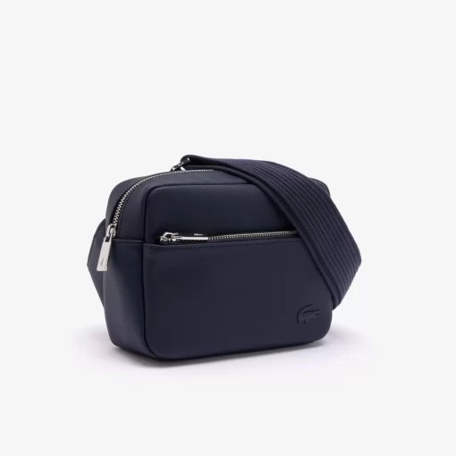 Lacoste Vertical Bags-Reporter Bag With Petit Pique Effect