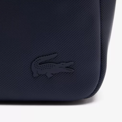 Lacoste Vertical Bags-Reporter Bag With Petit Pique Effect