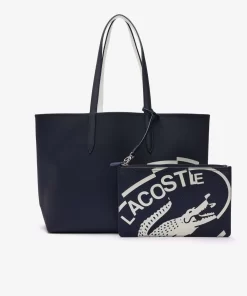 Lacoste Bags-Reversible Canvas Print Tote