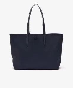 Lacoste Bags-Reversible Canvas Print Tote