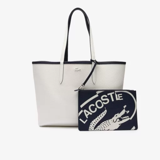 Lacoste Bags-Reversible Canvas Print Tote