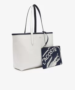 Lacoste Bags-Reversible Canvas Print Tote