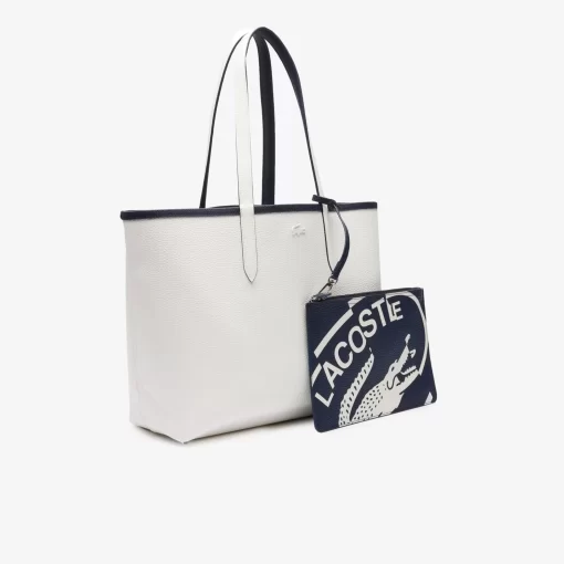 Lacoste Bags-Reversible Canvas Print Tote